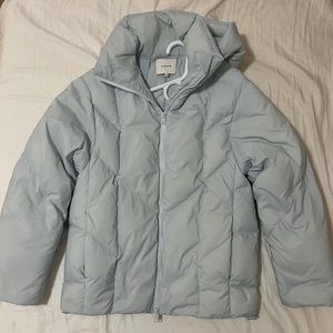 VINCE Light Blue Puffer Jacket